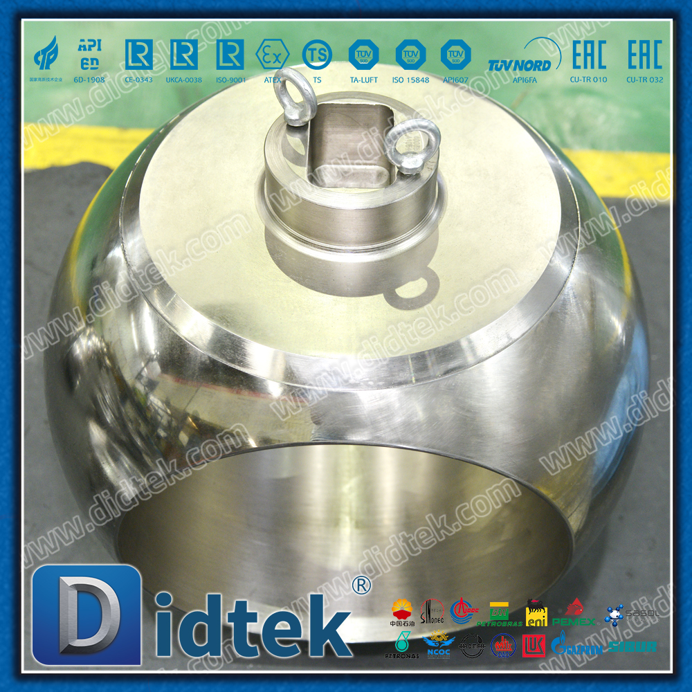 Top Entry Ball Valve Use Double Stage Turbine for Low Torque