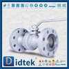 PCTFE Seat Epoxy Coated Paint Chemical Ball Valve