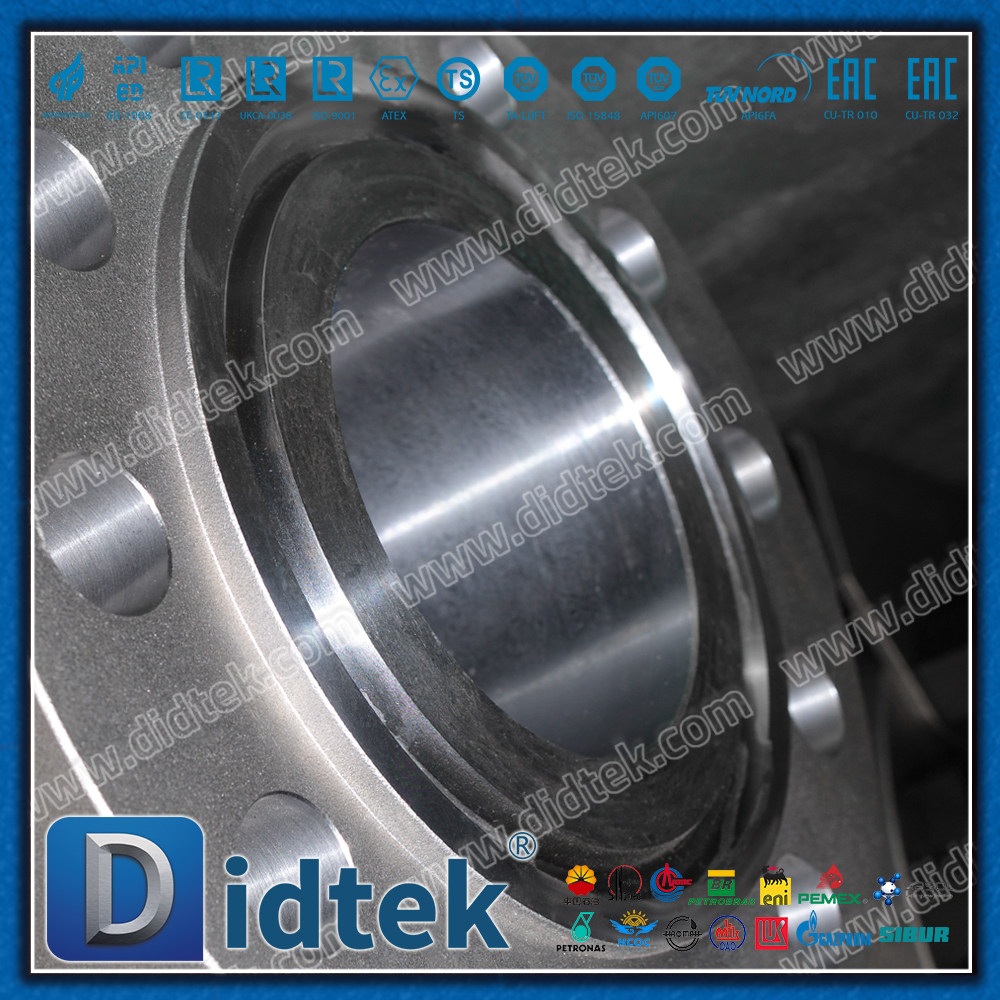  Didtek Flange Full Bore High-pressure Forged Steel A105 Trunnion Mounted Ball Valve 