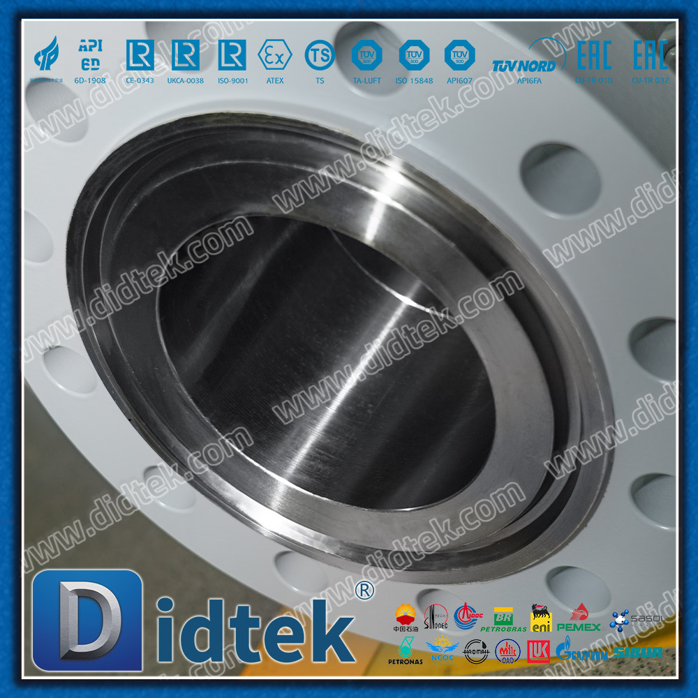 Lip Seal with Vent & Drain Flange Trunnion Ball Valve