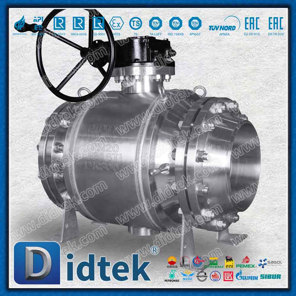 Fully Welded Trunnion Ball Valve with Companion Flanges