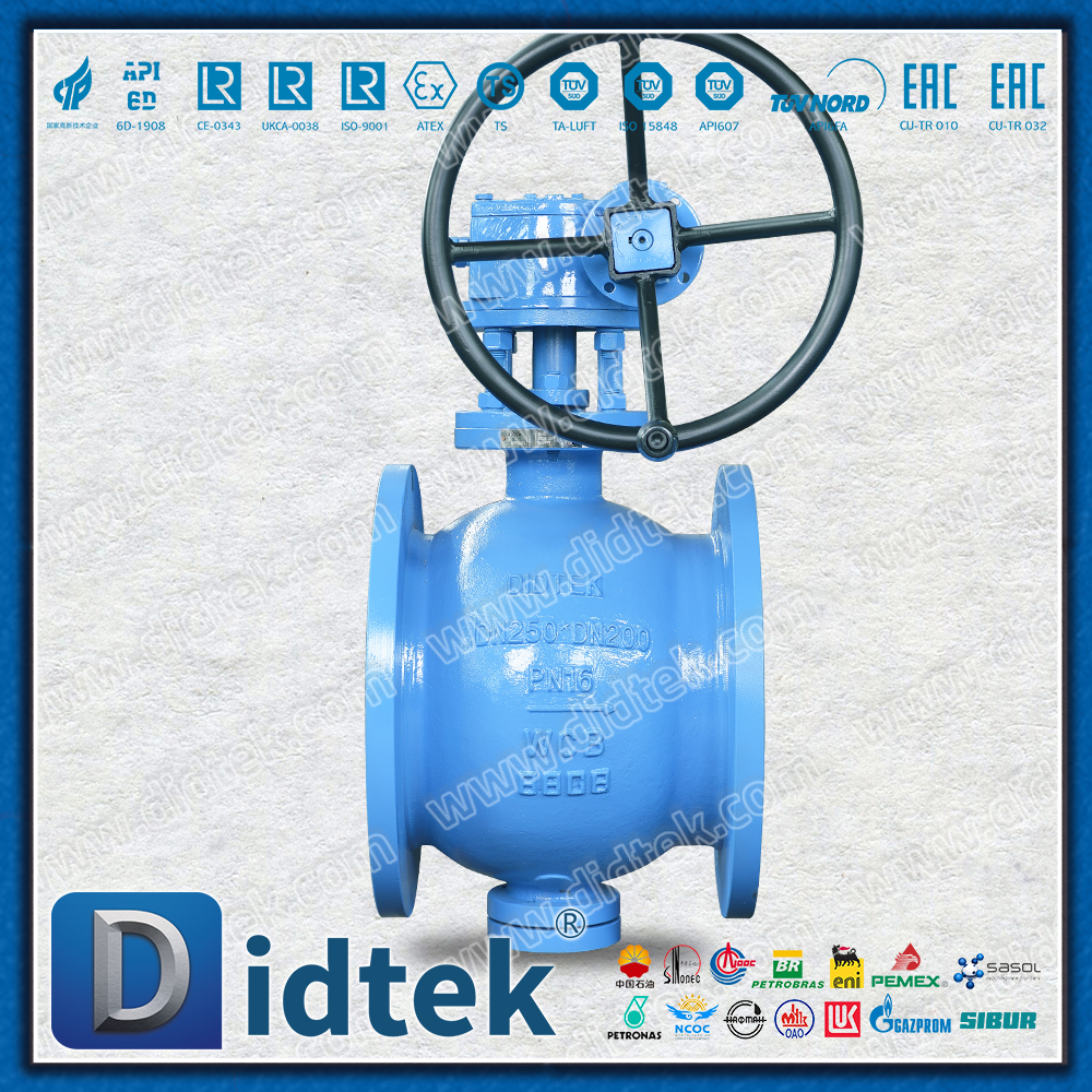 Eccentic Segment Ball Flange Connections Ball Valve