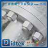 PCTFE Seat Epoxy Coated Paint Chemical Ball Valve