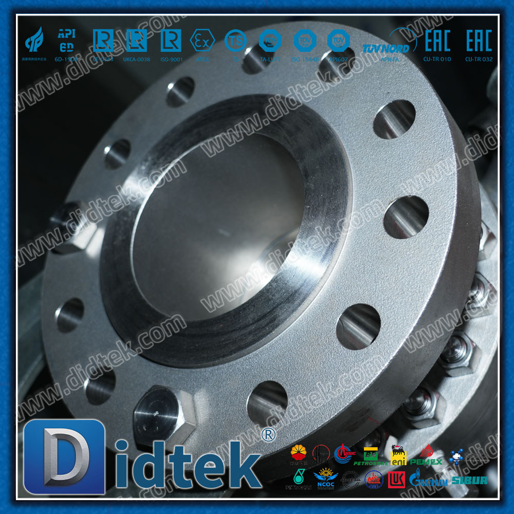 Didtek CF8M Flange Pneumatic Ball Valve
