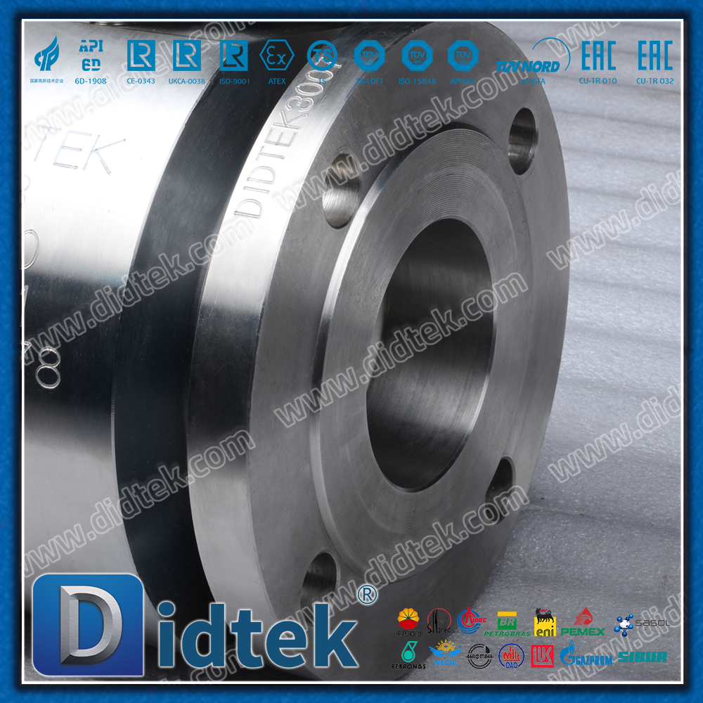 F51 Duplex Stainless Steel Double Acting Pneumatic Actuator Metal Seated Forged Floating Ball Valve