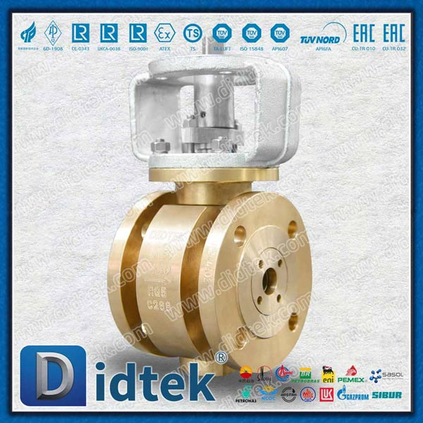 DN50 PN16 Bronze Bare Stem Trunnion Ball Valve Manufacturers