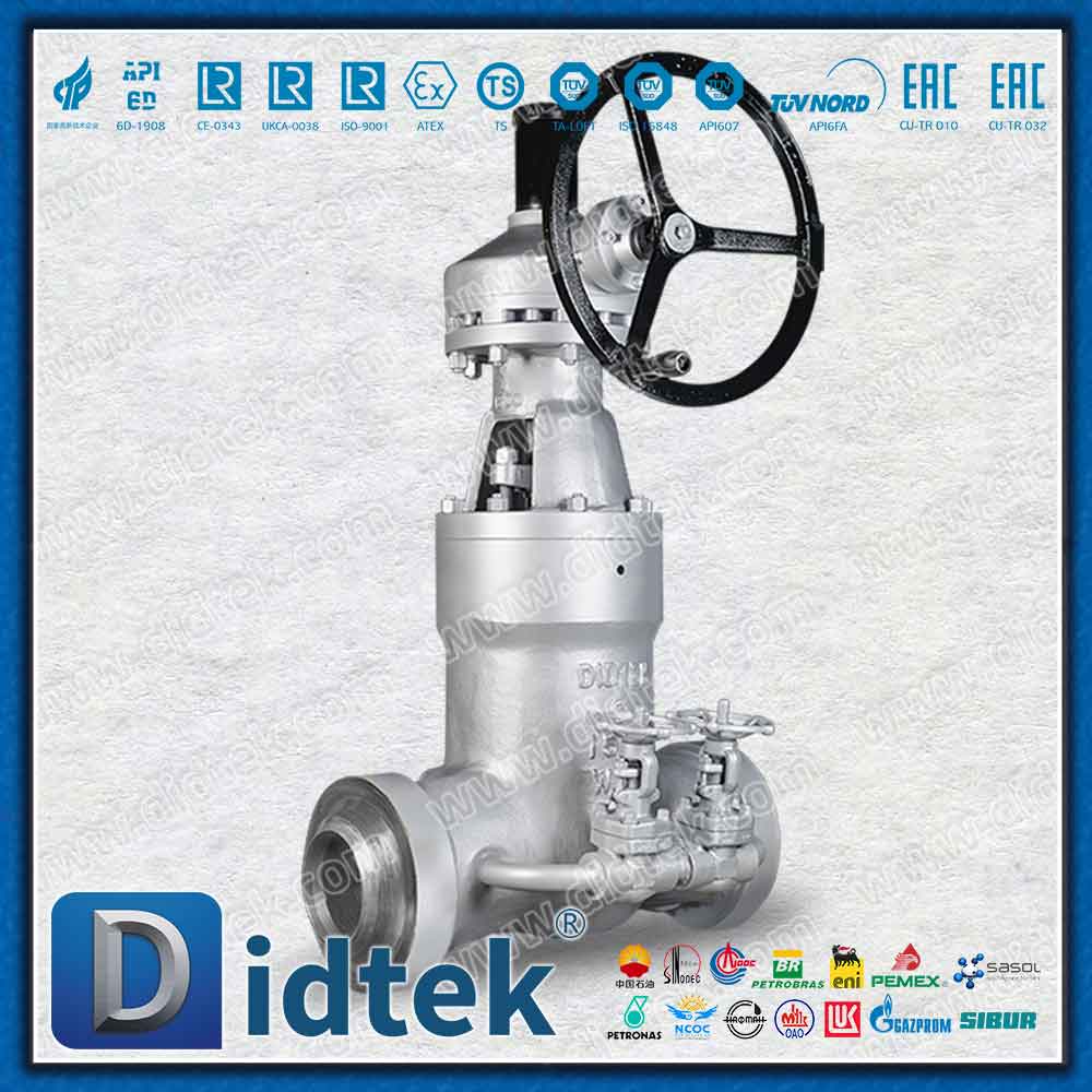 WC9 PSB 1500LB By Pass Gate Valve For Stem 