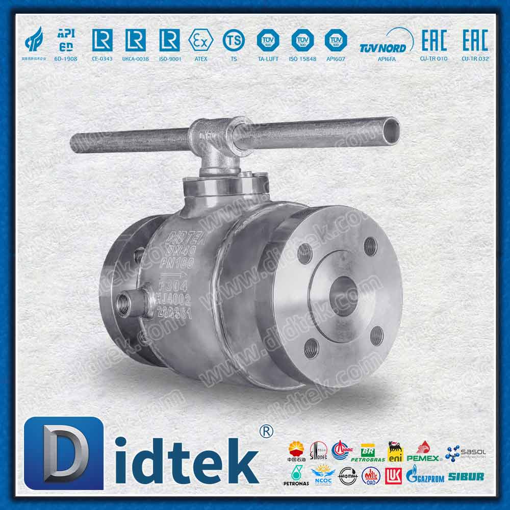 Insulation Jacket Fully Welded Ball Valve