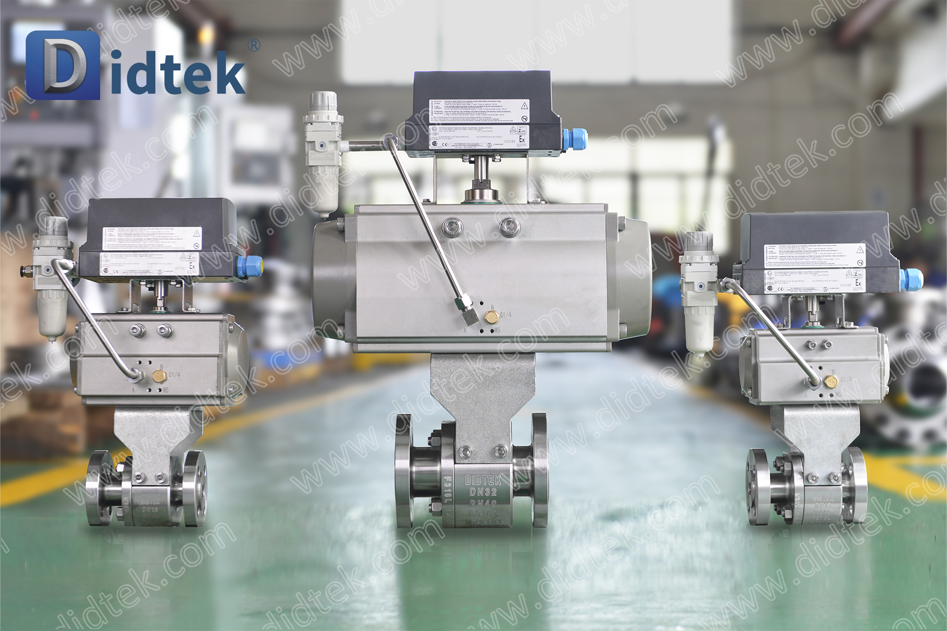 Didtek F316L Pneumatic Ball Valve