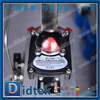 Single Acting With Spring Return Penumatic Actuator Ball Valve With ISO Mounting 