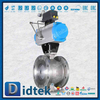 Pneumatic Duplex Alloy 4A Segment V Port Ball Valve