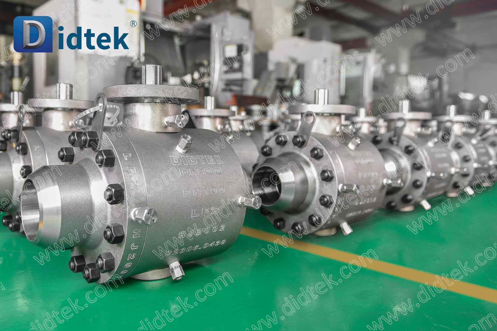 Didtek LF2 Low Temperature Resistant Butt Welding Trunnion Ball Valve