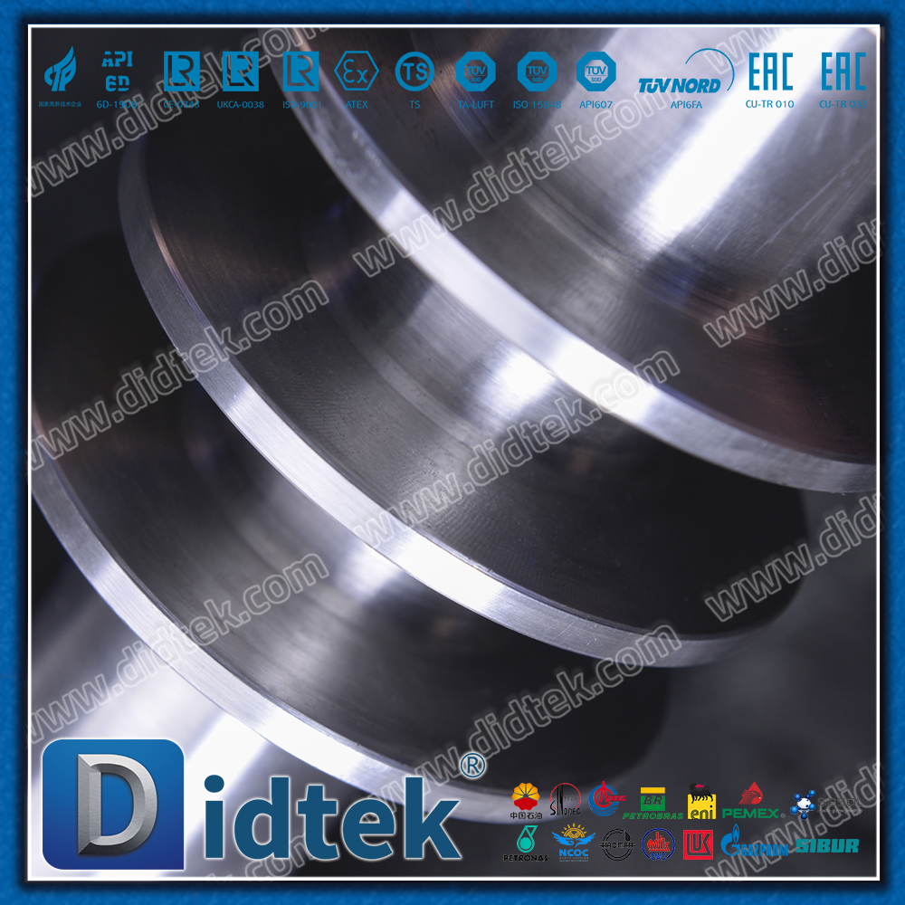 F316 545 ℃ High Temperature Cooling Fin Metal to Metal Floating Ball Valve