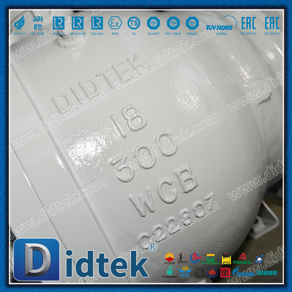 18-inch two-piece style Cast Steel Trunnion Ball Valve