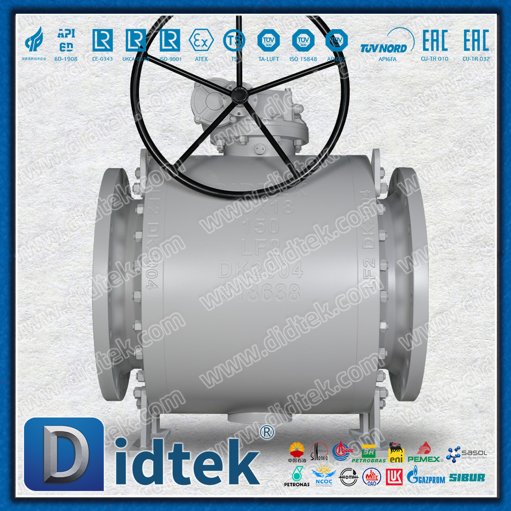 Gear Operated LF2 Top Entry Ball Valve for Industrial Use