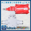 LF2 Pneumatic High pressure Top Entry Ball Valve