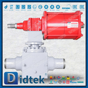 LF2 Pneumatic High pressure Top Entry Ball Valve