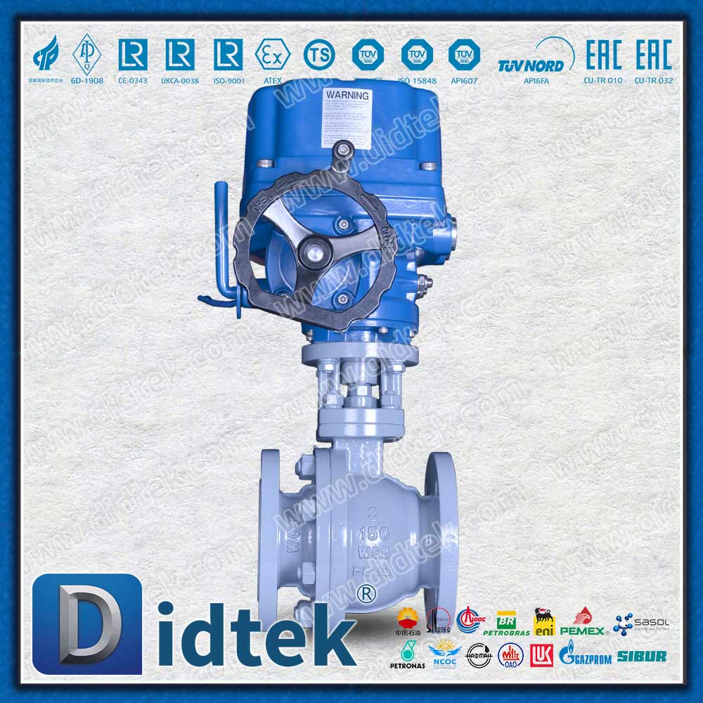 Electric Motor Explosion Proof ATEX 200℃ PEEK Seat Electric Ball Valve