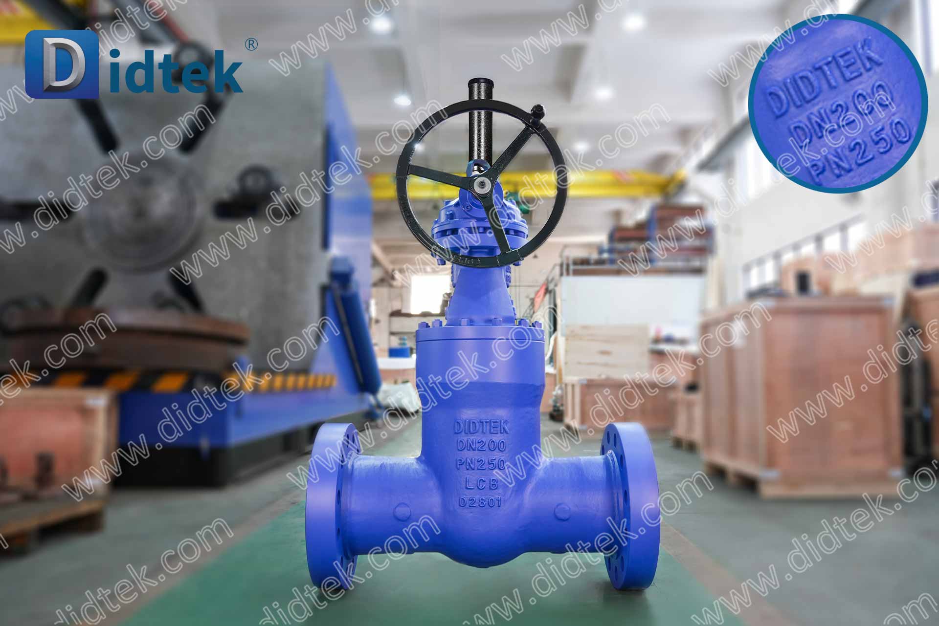A-78-DIDTEKCSGV- Didtek LCB Pressure Seal Gear Operator Gate Valve for Nutrient Deaerated