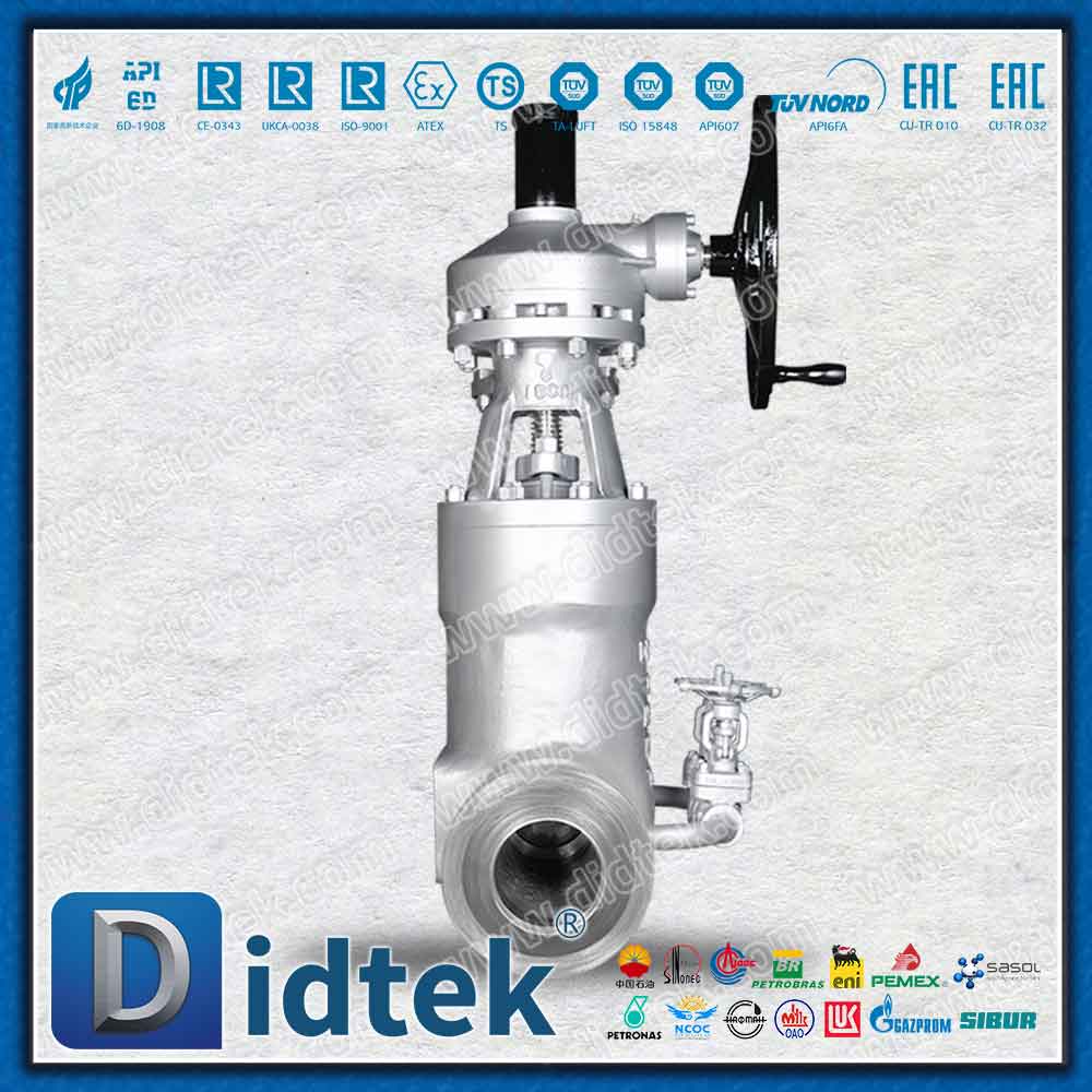 WC9 PSB 1500LB By Pass Gate Valve For Stem 