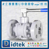 Small-bore High-pressure Three-way Handle Trunnion Ball Valve