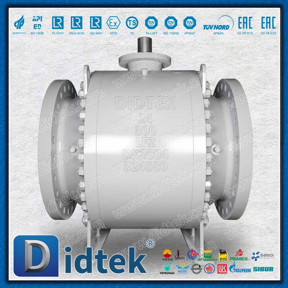 DPE * SPE DIB-1 DIB-2 Ball valve With Support Plate Structure
