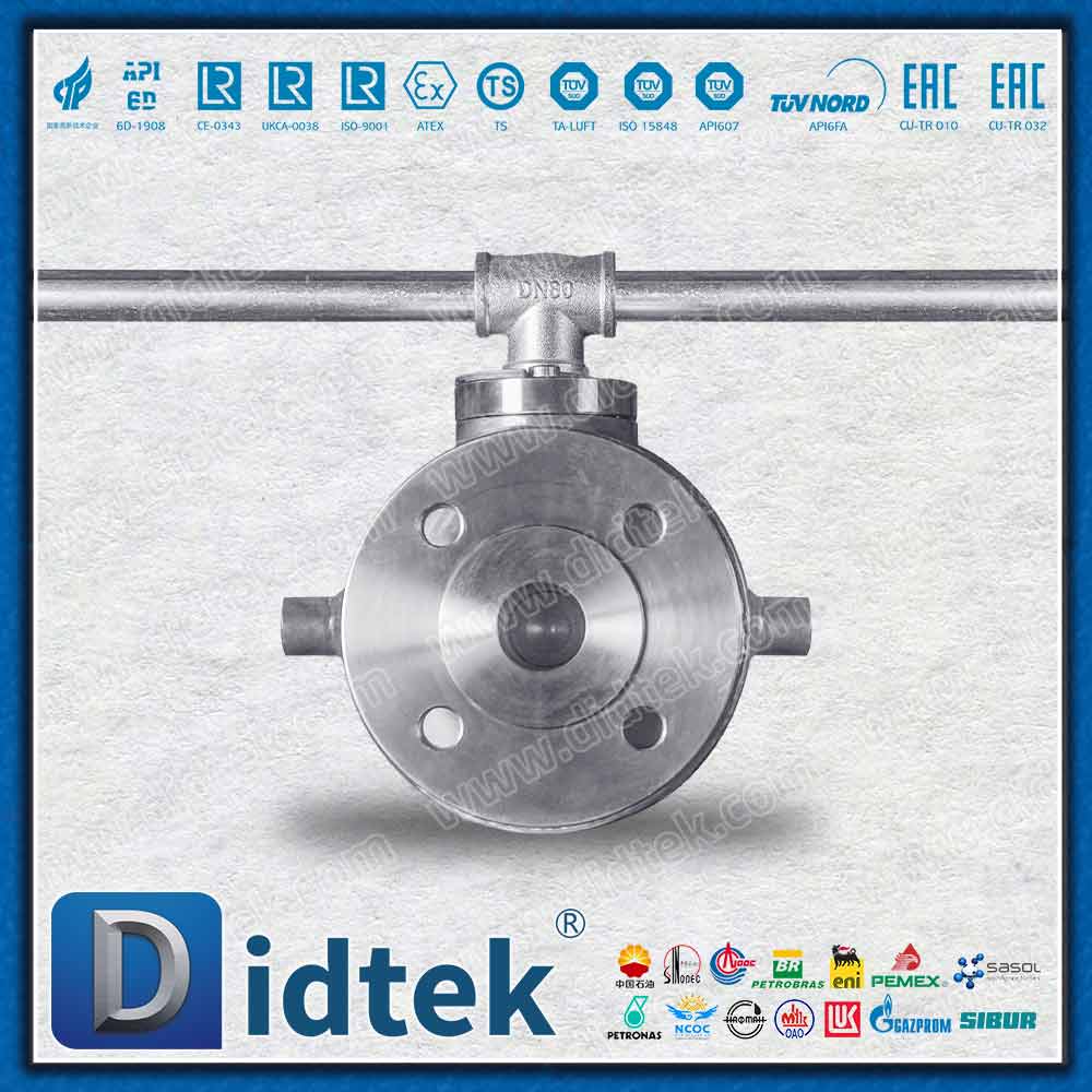 Insulation Jacket Fully Welded Ball Valve