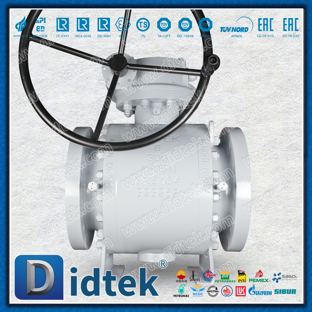 ASTM A105N Weld Overlay UNS N06625+TCC Trunnion Ball Valve 