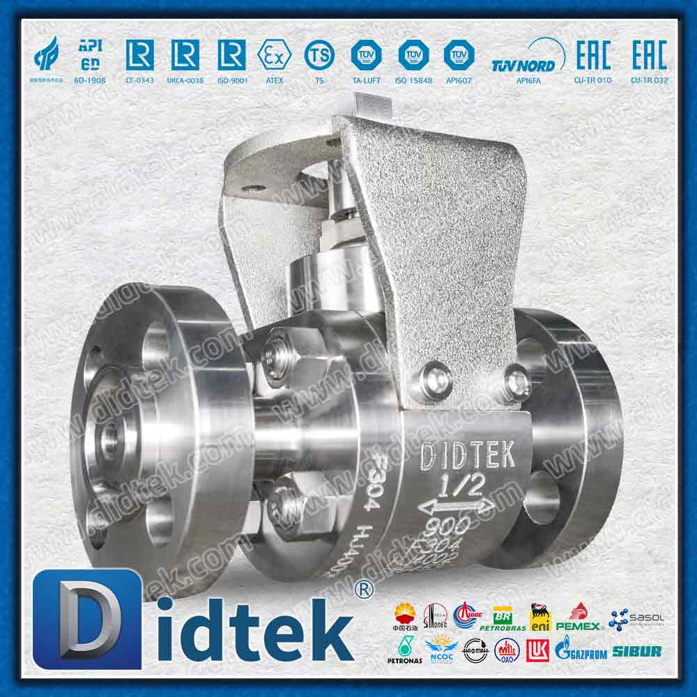 Pneumatic Leakage Class V Ball Valve For Hydrogen