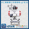 Sea Water 300℃ F51 Metal Seat Pneumatic Ball Valve
