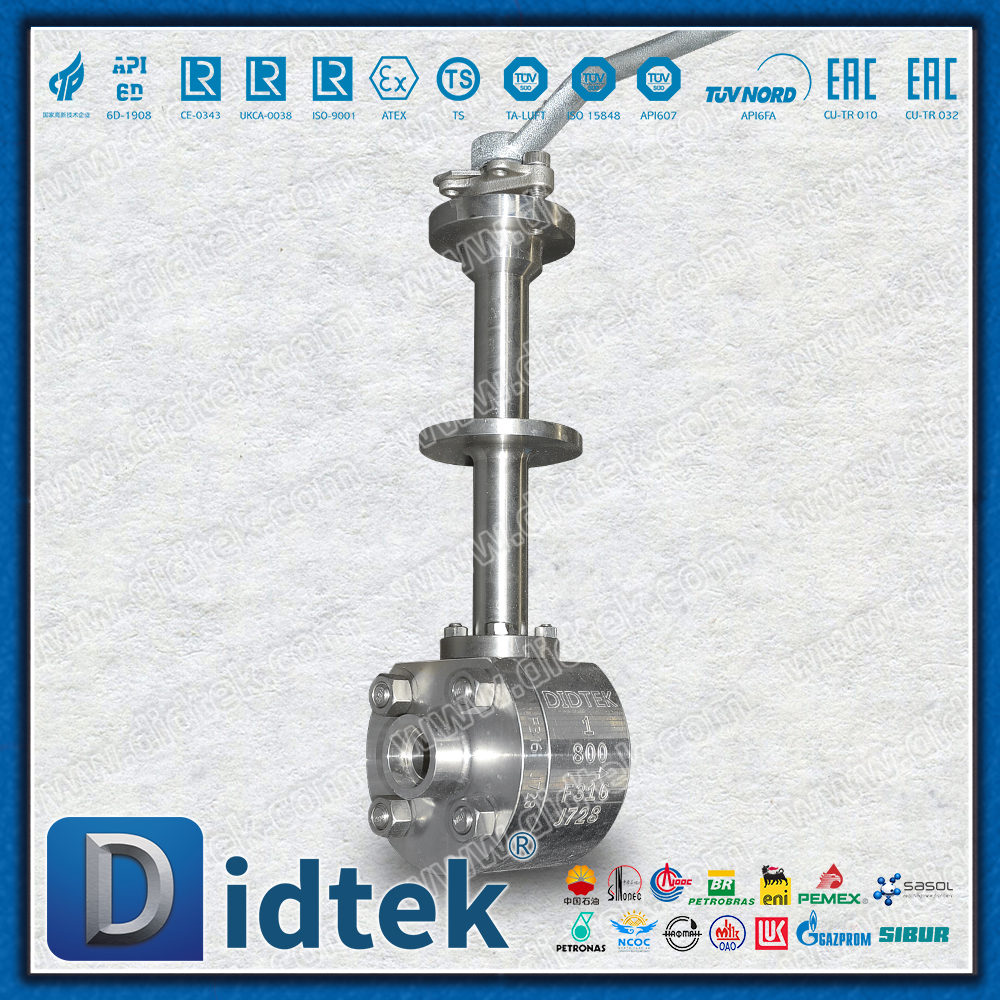 Cryogenic PCTFE Seat F316 Socket Welded Ball Valve