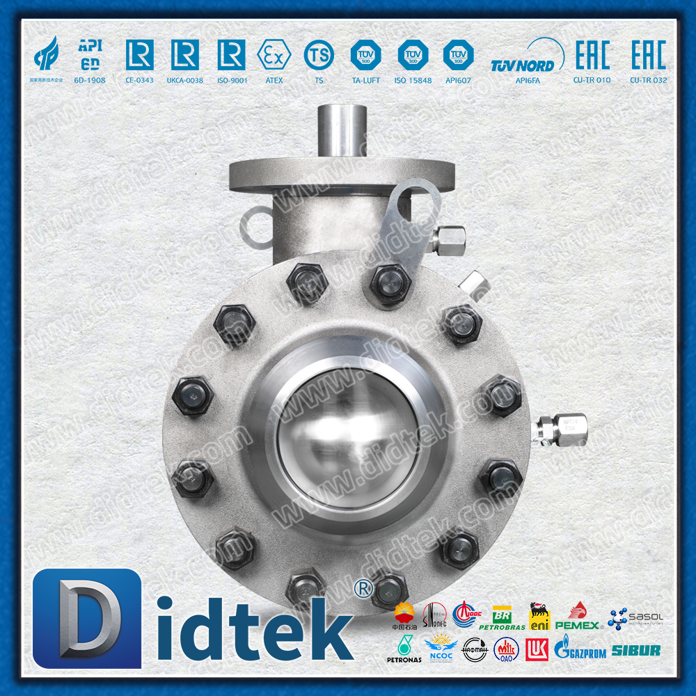 Didtek LF2 Low Temperature Resistant Butt Welding Trunnion Ball Valve