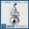 3 Pieces F304 Extension Connection Forged Steel Valve With Locking Device