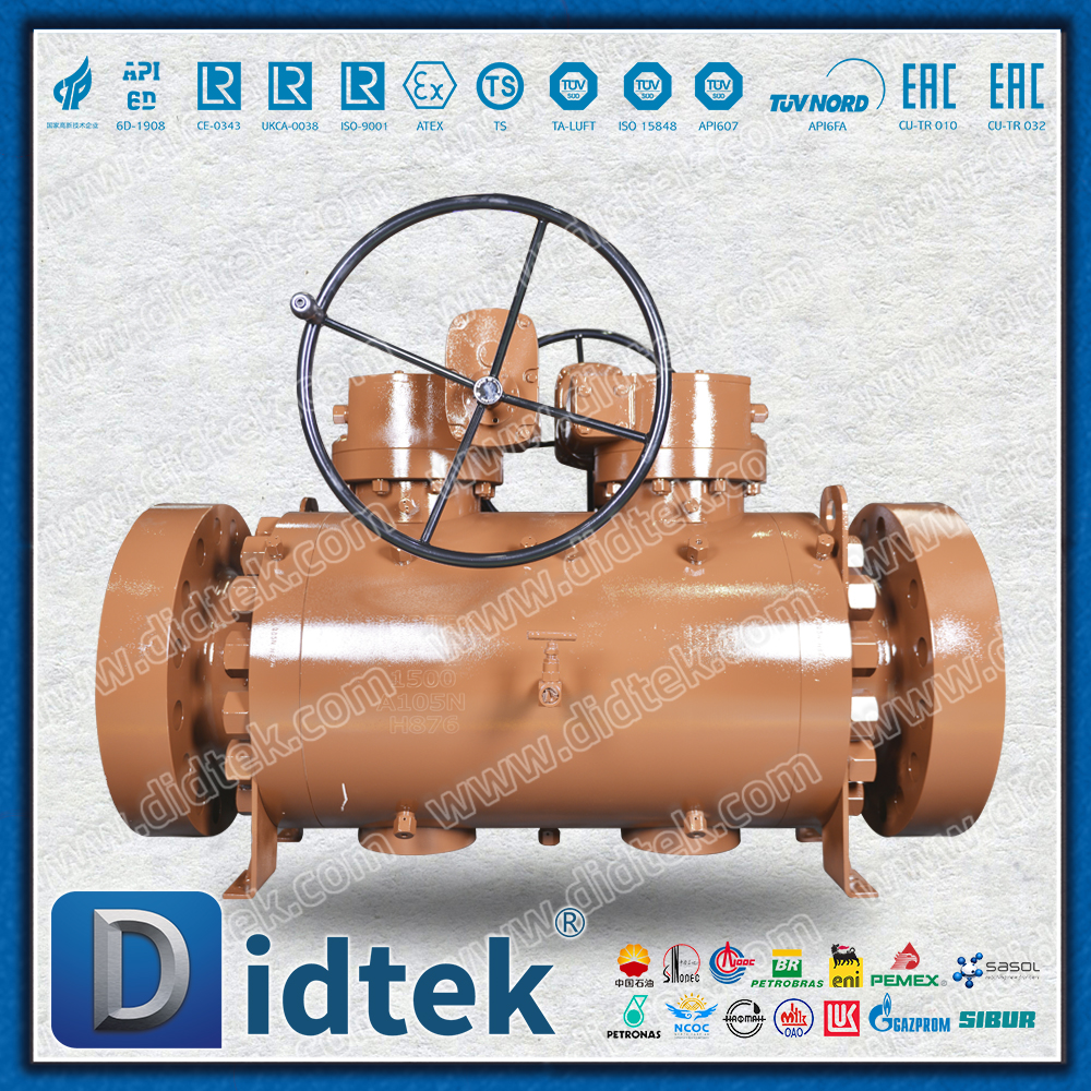 Double Ball Ball Valve With Double Bolck and Bleed