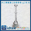 LNG Cryogenic Liquid Nitrogen Extended Stem Double Ball Ball Valve
