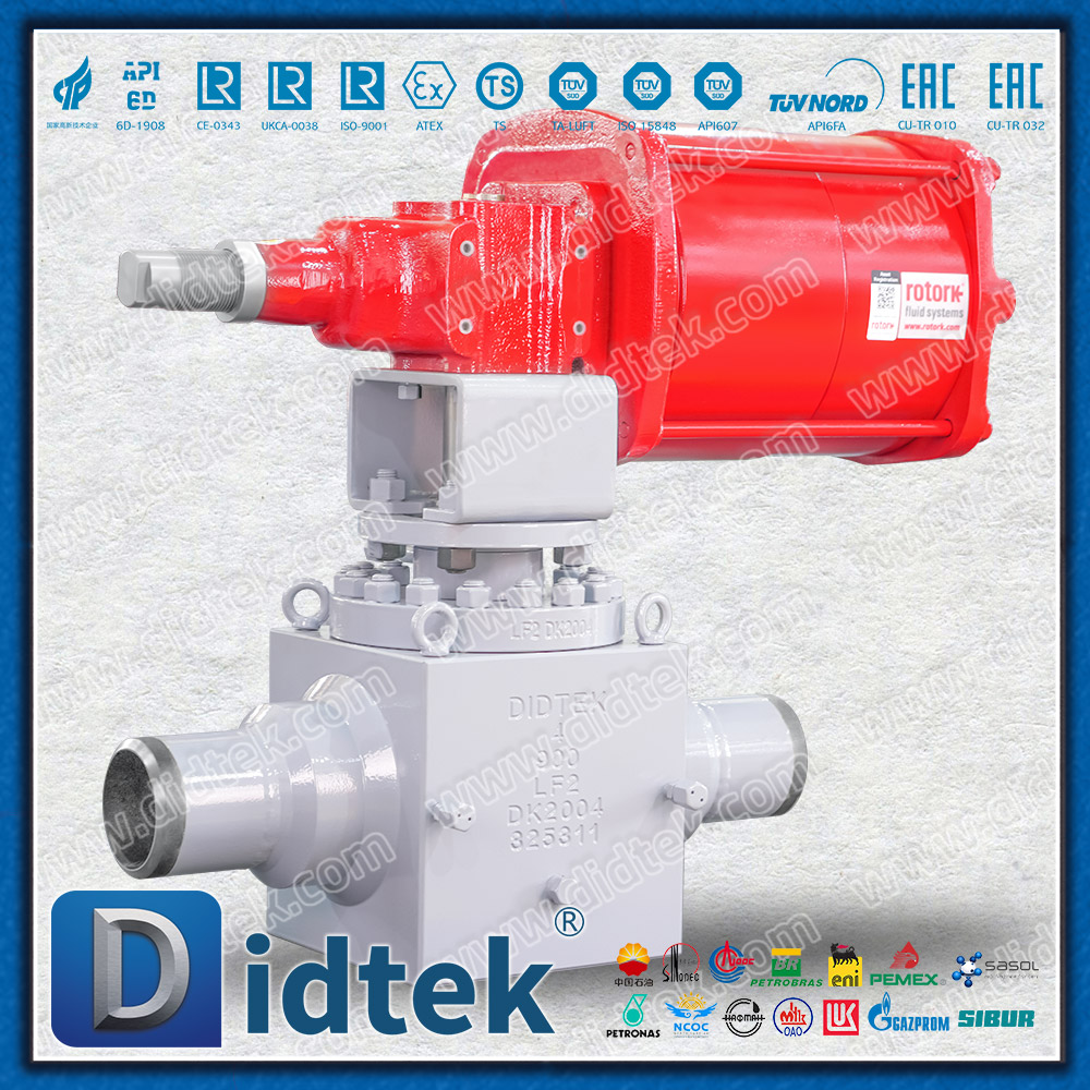 LF2 Pneumatic High pressure Top Entry Ball Valve