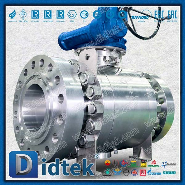 F51 Class 1500 API 607 High Pressure Big Size Ball Valve