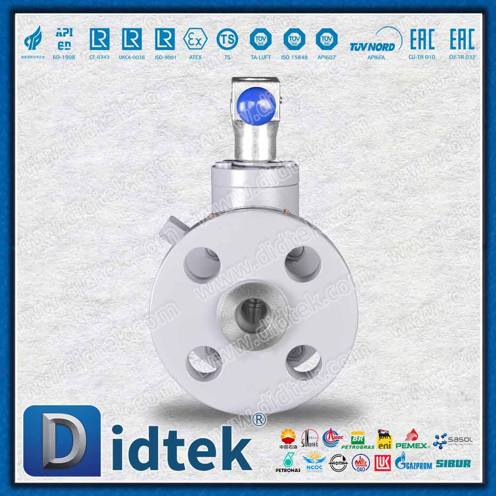 Small-bore High-pressure Three-way Handle Trunnion Ball Valve
