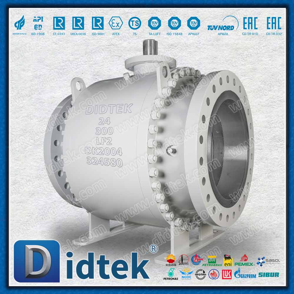 DPE * SPE DIB-1 DIB-2 Ball valve With Support Plate Structure