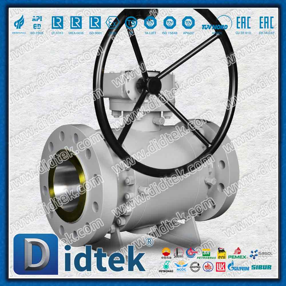 Worm Gear 600LB Forgred Steel Ball Valve