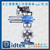 Pneumatic Fast Open Close Semi Ni55 Seat Ni60 Ball V-Ball Valve