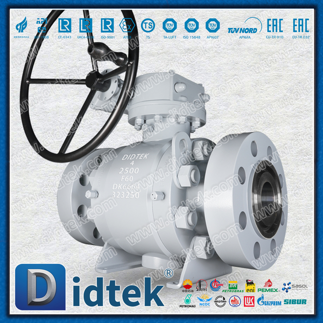 Didtek F51 Trim Metal To Metal F60 Trunnion Ball Valves Hard Seal