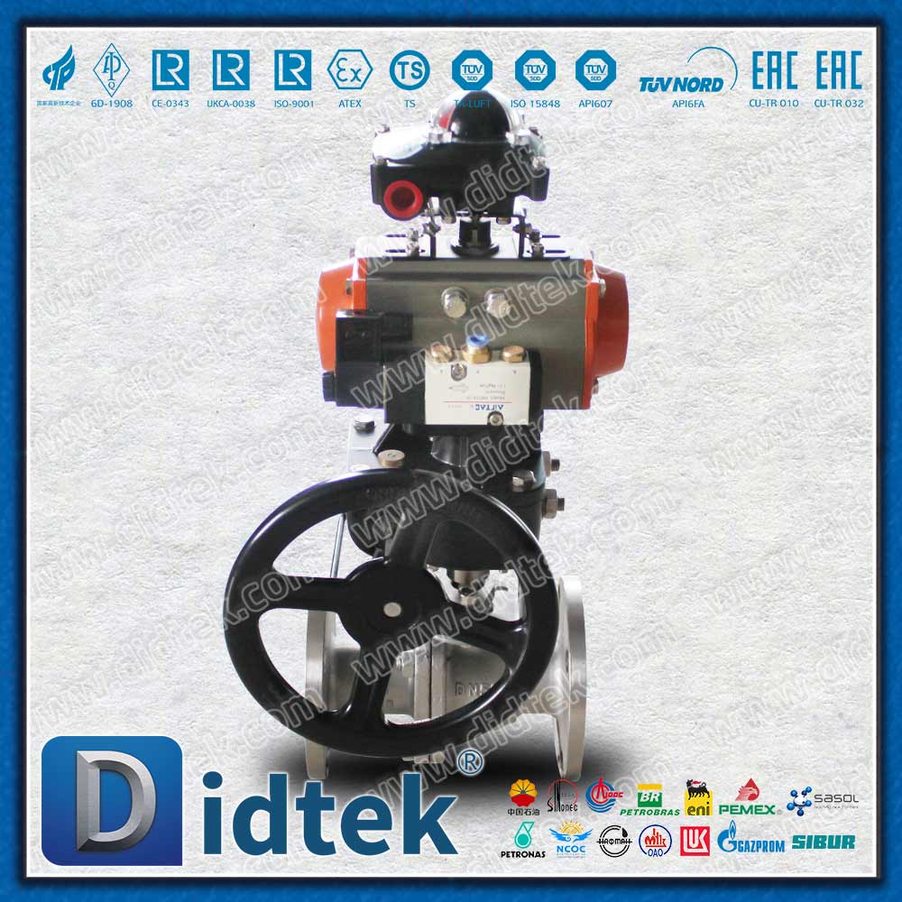 Split Body Pneumatic Operation Floating Ball Valve