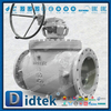 Top Entry Ball Valve Use Double Stage Turbine for Low Torque