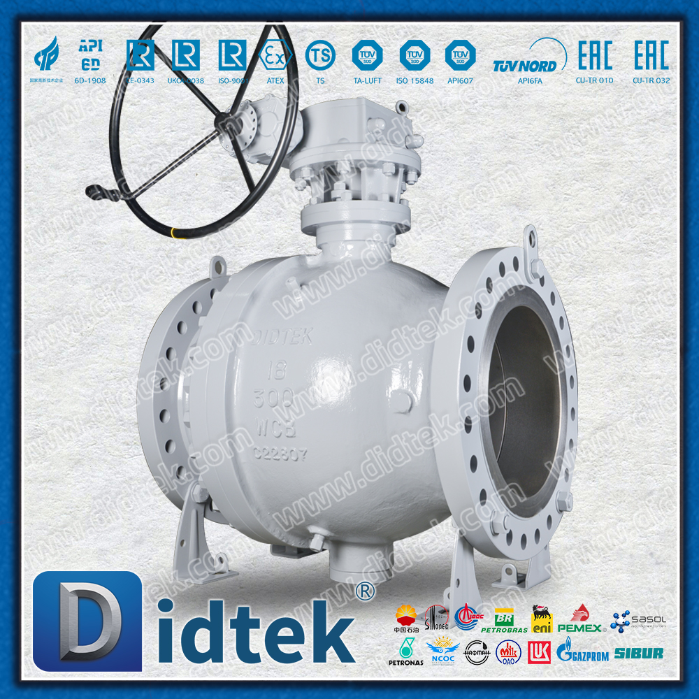 18-inch two-piece style Cast Steel Trunnion Ball Valve