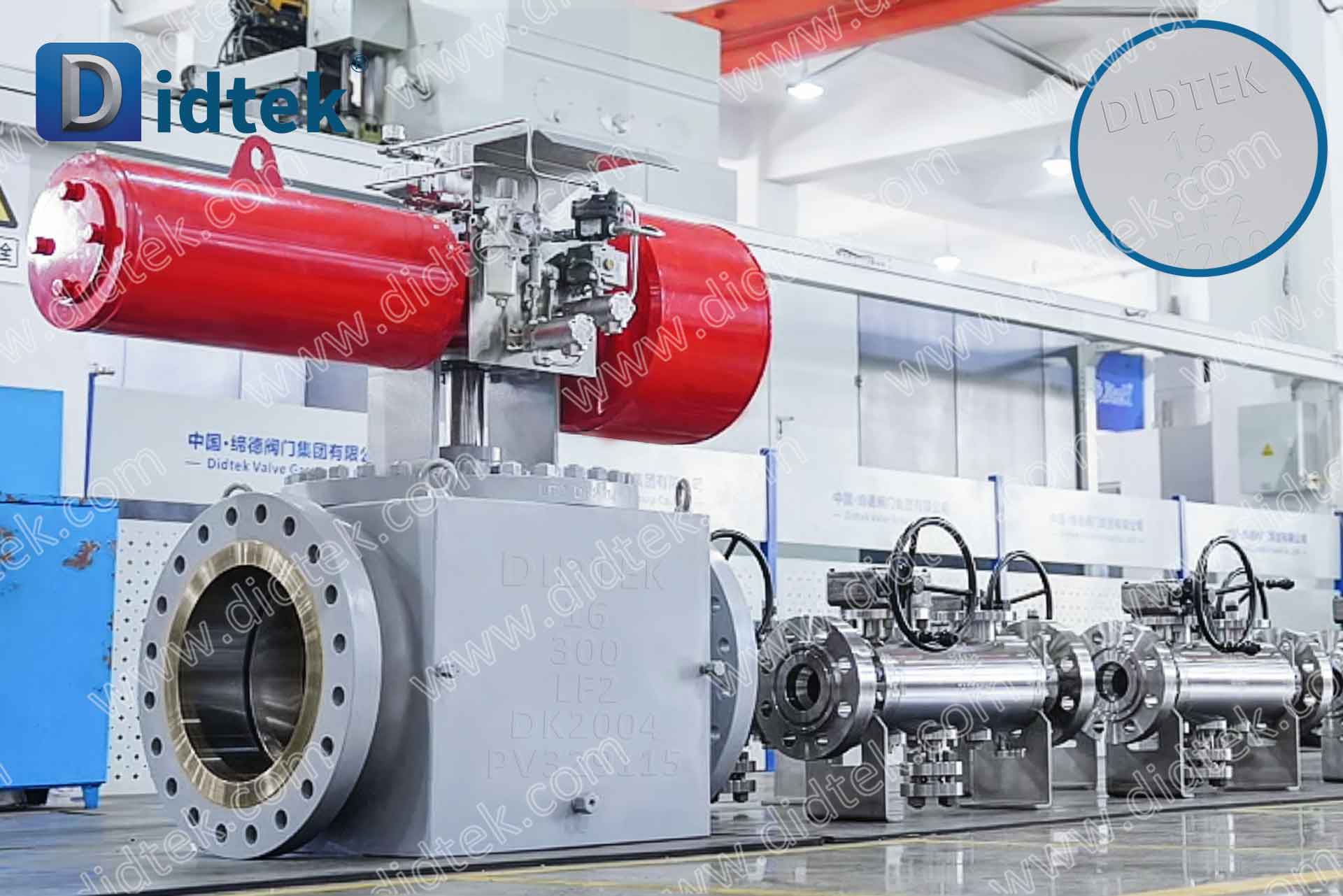 A-12-DIDTEKTEBV - Top Entry Single Acting Pneumatic LF2 Ball Valve