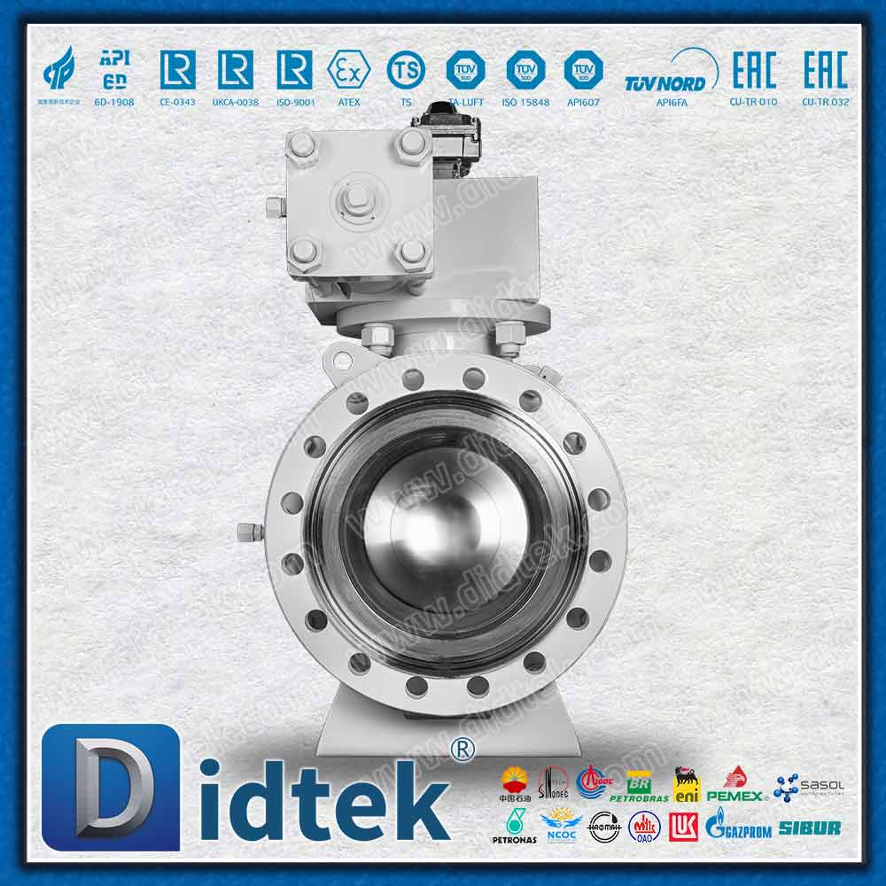 Marine Engineering Pneumatic & Hydraulic Forged Steel Metal-Seated Trunnion Ball Valve