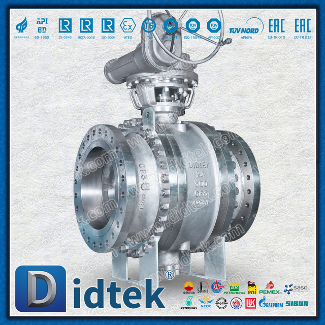 Didtek CF3 Stainless Steel Trunnion Mounted Ball Valve
