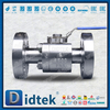 F51 Duplex Stainless Steel Class1500 High Pressure RF Forged Floating Ball Valve