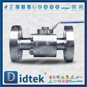 F51 Duplex Stainless Steel Class1500 High Pressure RF Forged Floating Ball Valve